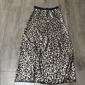 Victoria's Secret Animal Print Midi Skirt